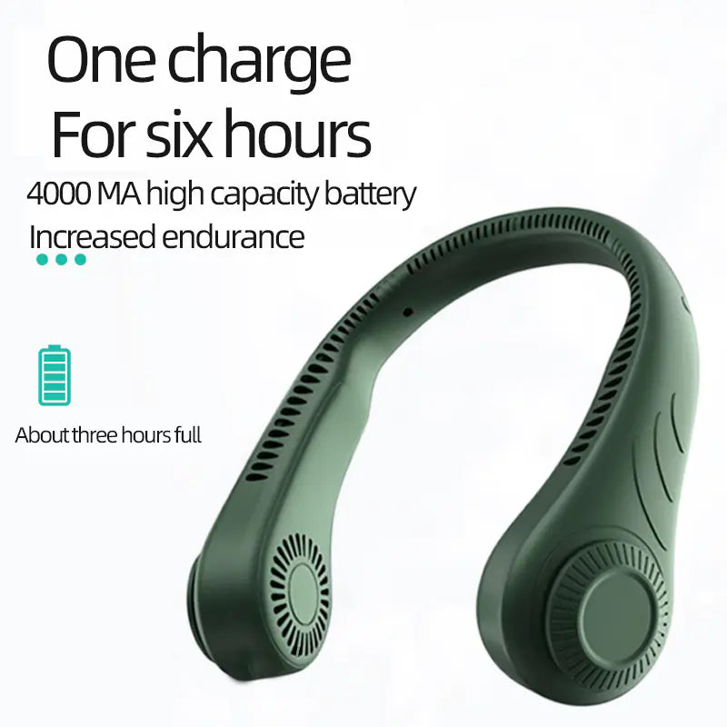 CoolBreezz® USB Charging Mini Neck Fan